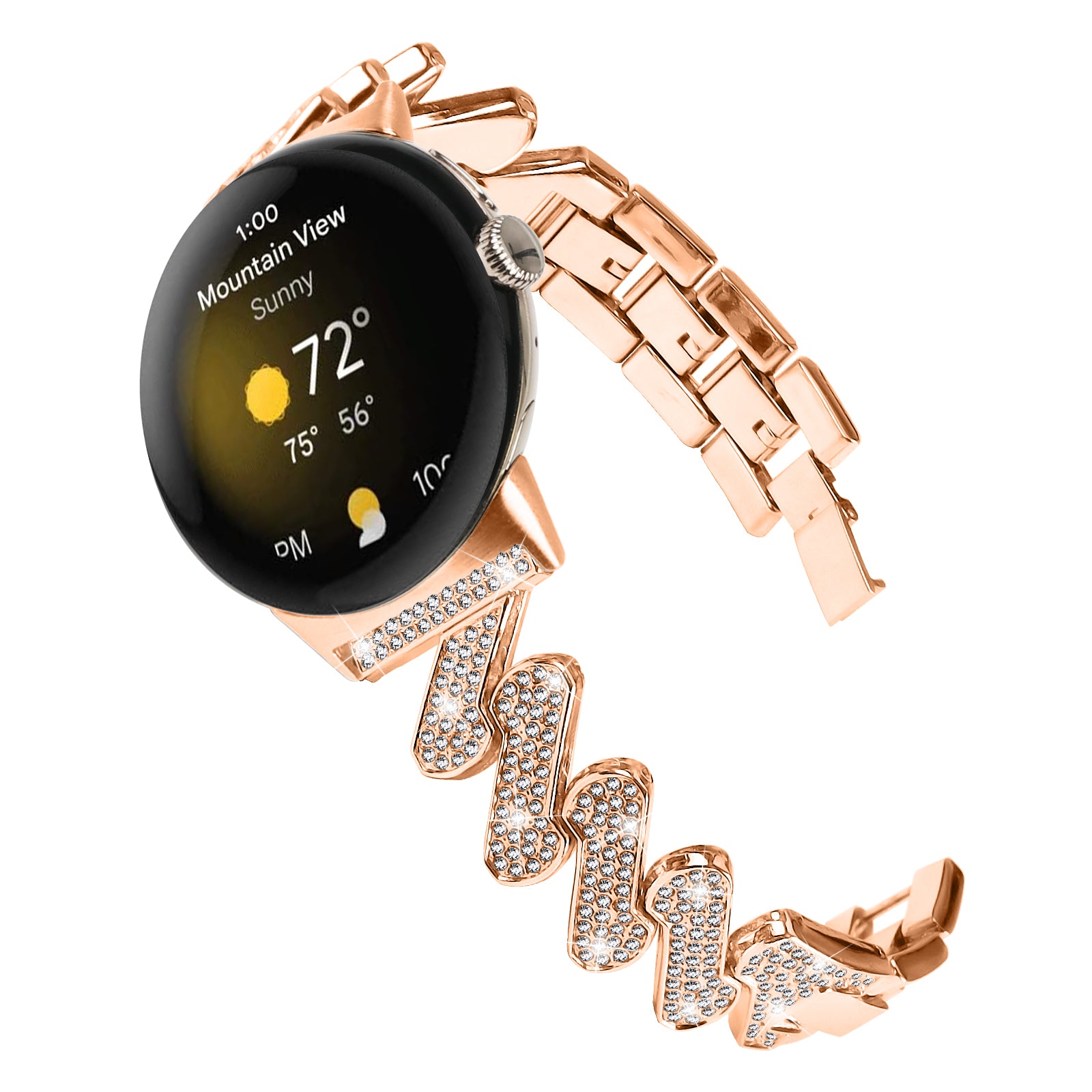 For Google Pixel Watch 2 Pixel Watch Zinc Alloy Watch Band Light Luxury Rhinestone Decorated Watch Strap For Google Pixel Watch 2 Pixel Watch Zinc Alloy Watch Band Light Luxury Rhinestone Decorated Watch Strap